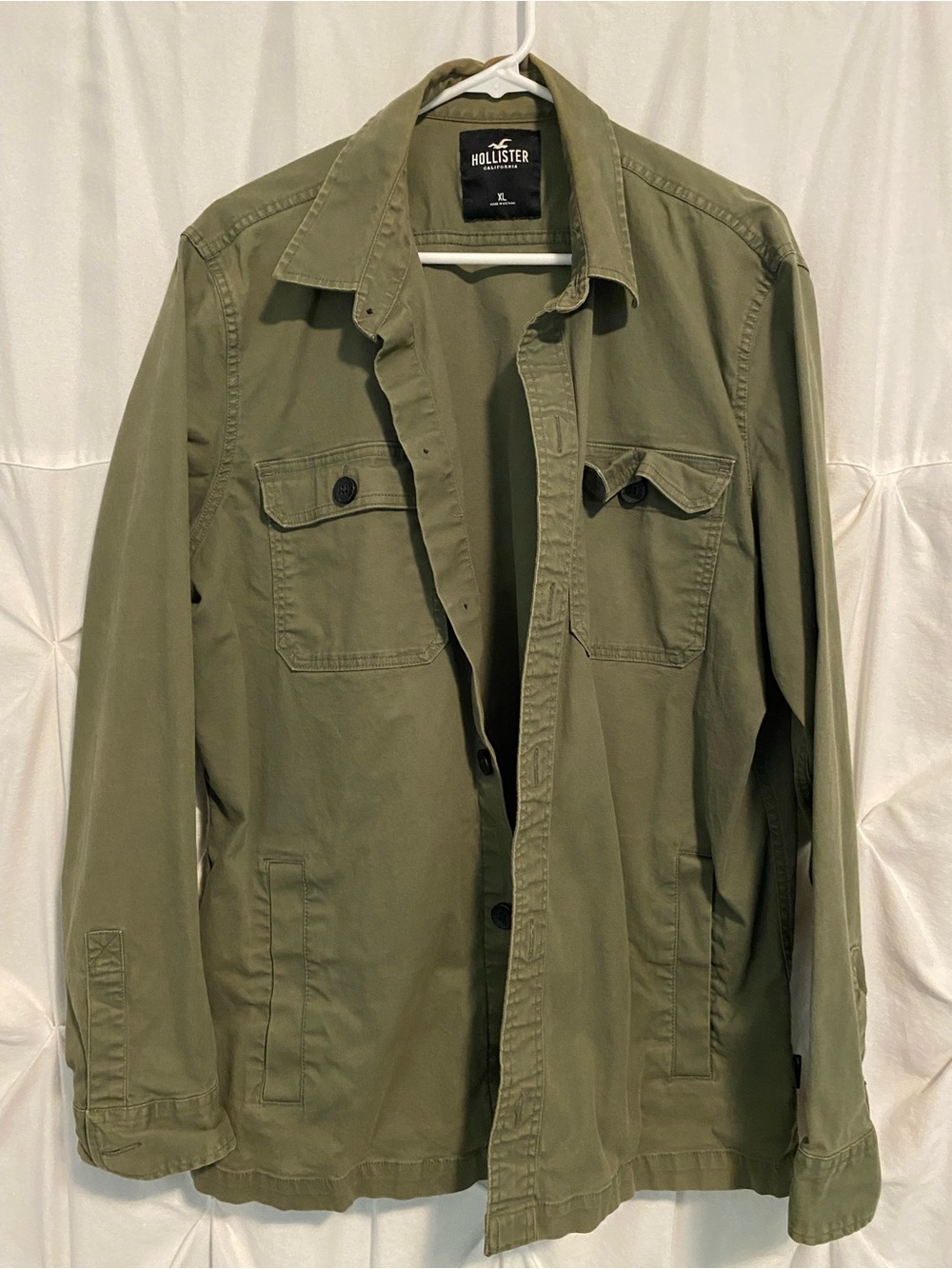Hollister Women’s Olive Green Military Style Jacket